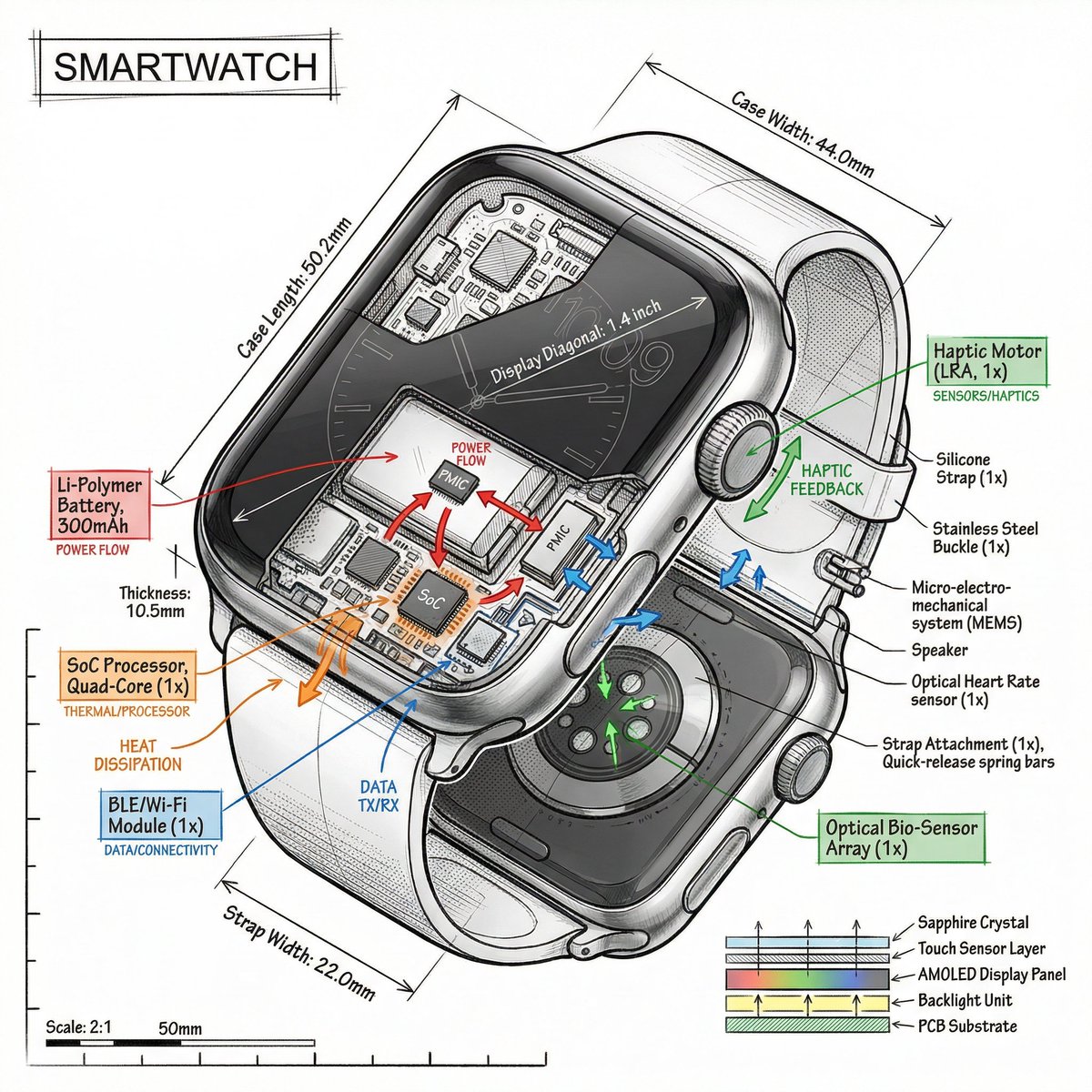 Technical Infographic Prompt for Product Visualization