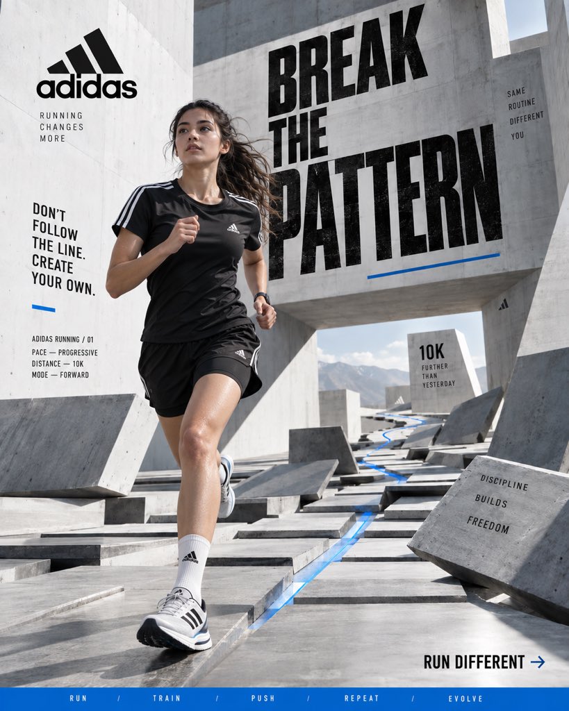 GPT Image 2.5 on ChatGPT

Prompt:

ADIDAS — “BREAK